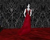 Blood red gown