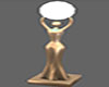 Modern Woman Globe Lamp