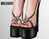 Kylie Black Sandals