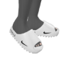 WHITE SANDALs NK