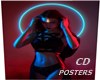CD Wicth Neon Posters