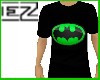 Bat Man GREEN t shirt
