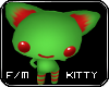 MrsJ Green Kitty Kitty