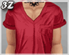 3Z: T-Shirt Red V-Neck
