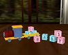 Toy Train And Blocks