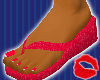 [LF] Red Flip Flops