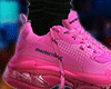 Pink Sneakers no Socks