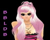BBL Pink jojo-Heart Hair