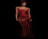 Red Wine Evening Gown