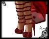 Red skully heels