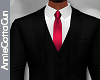 Black Suit ~ Fuschia Tie