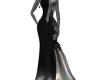 Black Silver Gown