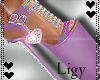 Lg-Zinia Purple Heels