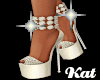 Mya Ivory Diamond Heels