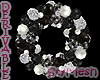 Black SilverBalls Wreath