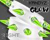 !!K Spike Glow Green R