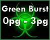 M/F Green Particle Burst