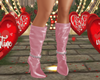 PINK BOOTS