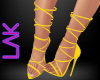 Sandy heels yellow