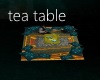 rowdy rooster tea table