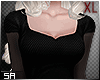SA: Black Solid Kurti XL