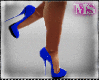 Blue Glitter Pumps {MS}