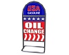 USA Oil Change Sign
