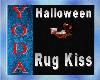 Halloween rug kiss
