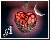 Blood heart pendant <3