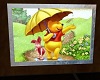 Pooh in the rain