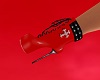 D Red Pvc Boots