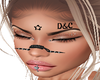 D&C face tattoo