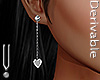 -V- Heart Earrings DRV