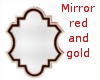 Mirror red & gold