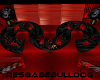 30pose red&black sofa