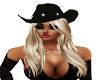 Sexy Cowgirl Hat Black