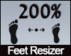 200% Feet Scaler