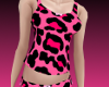(DM) pink leopard pjs