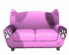 pinkish kitty couch