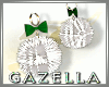 G* SANTA PomPom Earrings