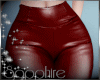 [S] Leather Pant-Red