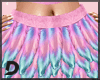 [D] Feathers Skirt Pink