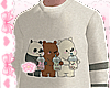 R. B sweater bear beige