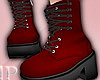 Red Warm Short Boots