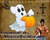 Ghost with Pumpkin