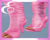 ANKLE BOOTS,PINK, O TOE