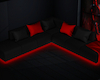 Black Neon Red Couch