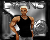 LYONS BLACK MUSCLE TANK