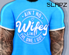 !!S Wifey Shirt Blue