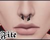 ▼ Spiked Septum Black